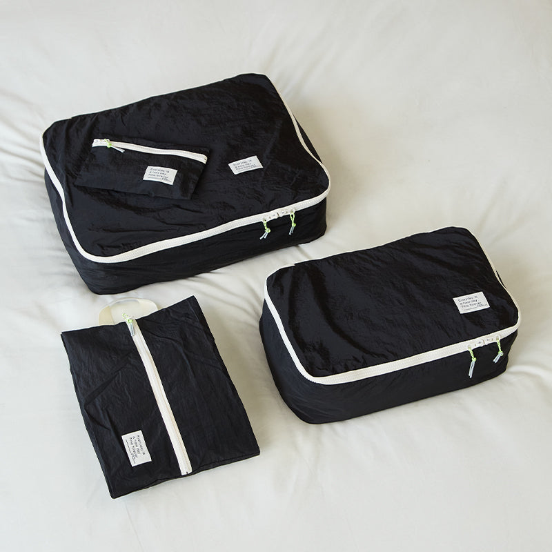 Four-piece set of thin and light suitcase storage bags