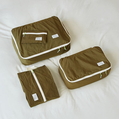 Four-piece set of thin and light suitcase storage bags