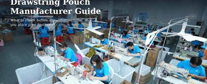 Drawstring pouch manufacturer buyer's guide banner