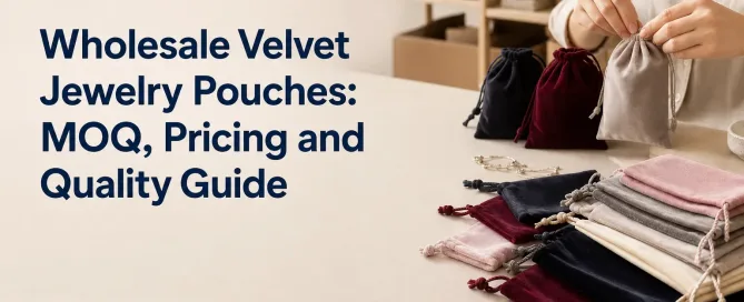 Wholesale Velvet Jewelry Pouches: MOQ, Pricing and Quality Guide