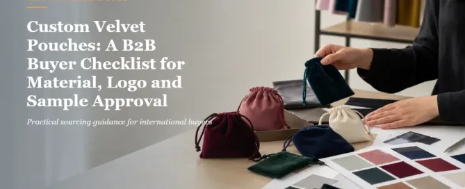 Custom Velvet Pouches: A B2B Buyer Checklist for Material, Logo and Sample Approval