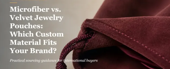 Microfiber vs. Velvet Jewelry Pouches: Which Custom Material Fits Your Brand?