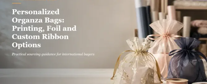 Personalized Organza Bags: Printing, Foil and Custom Ribbon Options
