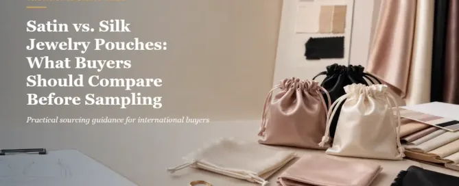 Satin vs. Silk Jewelry Pouches: What Buyers Should Compare Before Sampling