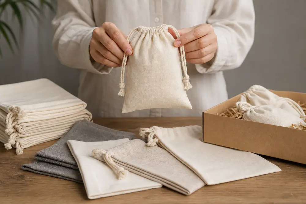 How to Verify a BSCI-Compliant Packaging Factory in China — article image Custom fabric pouch packaging for How to Verify a BSCI-Compliant Packaging Factory in China