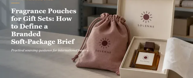 Fragrance Pouches for Gift Sets: How to Define a Branded Soft-Package Brief